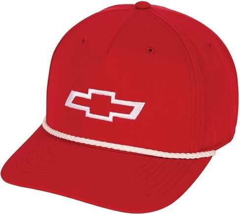 Chevy Bowtie Captain's Cord Snapback Hat - Officially Licensed Chevrolet Rope Cap in Saudi Arabia
