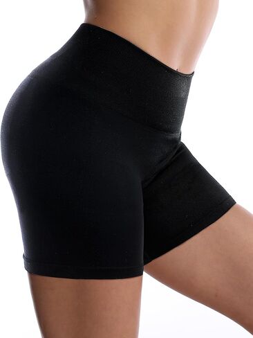 Roadbox Scrunch Butt Workout Shorts - Women 5" High Waisted Tummy Control Seamless Spandex Short Gym Biker Yoga in Saudi Arabia