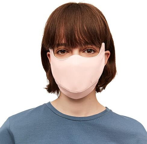 قطعتان من وشاح الرقبة بعامل حماية من الأشعة فوق البنفسجية 50+ غطاء وشاح للوجه للحماية من الشمس من قماش بالاكلافا مع حلقات للأذن SLN3M308 in Saudi Arabia