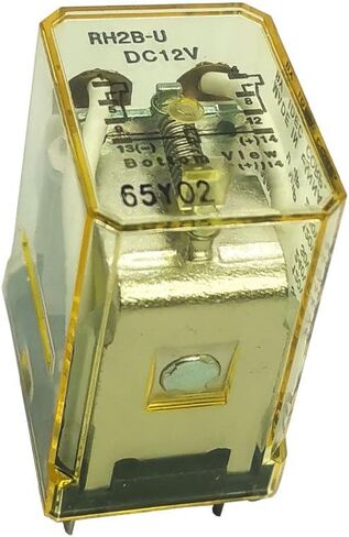 RH2B-U DC12V مرحل DPDT 10A 12V كبير 8 دبابيس بدون أضواء RH2B-U12VDC in Kuwait