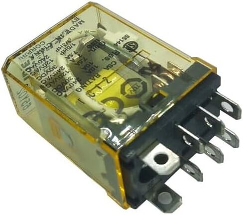 RH2B-U DC12V مرحل DPDT 10A 12V كبير 8 دبابيس بدون أضواء RH2B-U12VDC in Kuwait