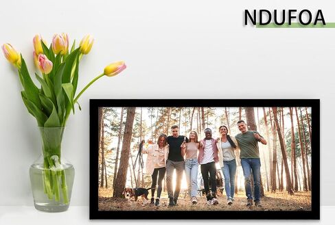 8x10 Picture Frames Black Display Double 4x6 Photos with 2 Openings Mat for Horizontal or Vertical in Saudi Arabia