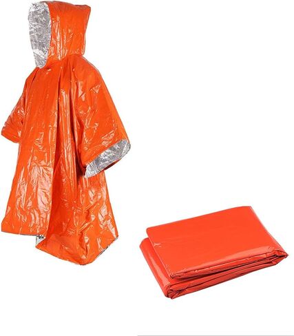 1 PCS Rain Ponchos For Adults, 48.8 x 39in Poncho Ponchos Adult for utdoor emergency preparedness,camping,hiking in Saudi Arabia