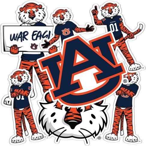Desert Cactus Auburn University Sticker Tigers War Eagle Stickers Vinyl Decals Laptop Water Bottle Car T2 (Type 2-2) in Saudi Arabia