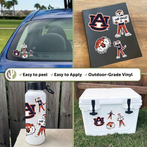 Desert Cactus Auburn University Sticker Tigers War Eagle Stickers Vinyl Decals Laptop Water Bottle Car T2 (Type 2-2) in Saudi Arabia