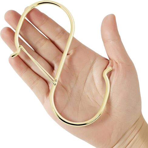 4.96inch Gold Large S Hooks for Hanging Heavy Duty - Perfect for Plants, Closets, and More! (4) in Saudi Arabia
