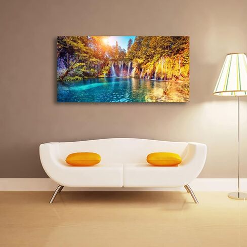 Floral Wall Art Canvas Prints Colorful Leaf Flower Pictures Bedroom Wall Decor Minimalist Plant Paintings for Living room Bathroom Office Home Kitchen Decorations 12x16inches Botanical Artwork Ready in Saudi Arabia