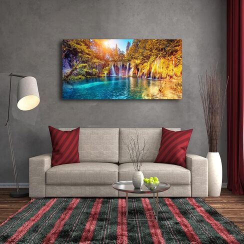 Floral Wall Art Canvas Prints Colorful Leaf Flower Pictures Bedroom Wall Decor Minimalist Plant Paintings for Living room Bathroom Office Home Kitchen Decorations 12x16inches Botanical Artwork Ready in Saudi Arabia