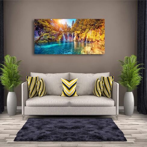 Floral Wall Art Canvas Prints Colorful Leaf Flower Pictures Bedroom Wall Decor Minimalist Plant Paintings for Living room Bathroom Office Home Kitchen Decorations 12x16inches Botanical Artwork Ready in Saudi Arabia