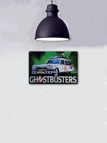 فيلم معدن القصدير تسجيل Ghostbusters سيارة ملصق تين تسجيل شريط المنزل غرفة نوم ديكور 12x8 بوصة in Kuwait