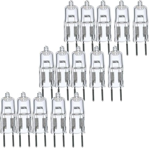 Satco S4197 20 Watt 300 Lumens T3 Halogen GY6.35 Base 12 Volt Clear Light Bulb, Dimmable in Saudi Arabia