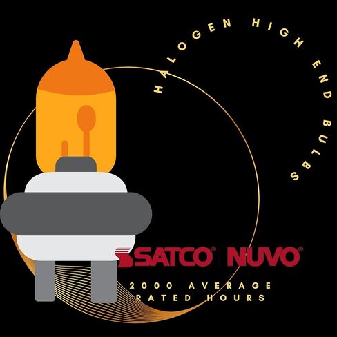 Satco S4197 20 Watt 300 Lumens T3 Halogen GY6.35 Base 12 Volt Clear Light Bulb, Dimmable in Saudi Arabia