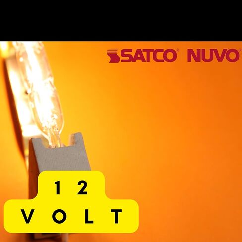 Satco S4197 20 Watt 300 Lumens T3 Halogen GY6.35 Base 12 Volt Clear Light Bulb, Dimmable in Saudi Arabia