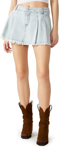 Steve Madden Apparel Women's Marlowe Denim Skort in Saudi Arabia