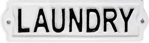 PANTRY, Black/White 8.25 x 2.4 Inches Metal Decorative Hanging Sign in Saudi Arabia