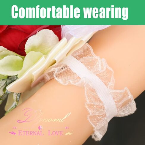Aevanim1+6 Artificial Rose Corsages with Pin,Boutonniere for Men Wedding,Suitable for Wedding Ceremony,Anniversary,Formal Dinner and Wedding Party,Used to Decorate Suits. (blackish green). in Saudi Arabia