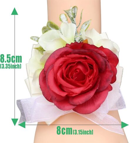 Aevanim1+6 Artificial Rose Corsages with Pin,Boutonniere for Men Wedding,Suitable for Wedding Ceremony,Anniversary,Formal Dinner and Wedding Party,Used to Decorate Suits. (blackish green). in Saudi Arabia