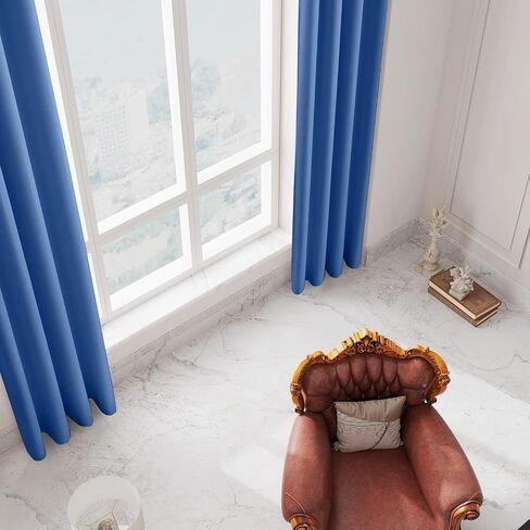 Sanceor Ivory Faux Linen Extra Long Curtain,11ft Length,Symphony of Elegance Thick Threads 2 Story Curtains for High Ceiling,Tall Windows, Great Living Room (1 Panel,52 x 132 Inch) in Saudi Arabia