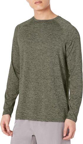 Amazon Essentials Men's Tech Stretch Long-Sleeve T-Shirt - Discontinued Colors in Saudi Arabia