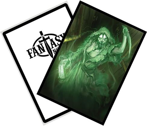 Fantasy North - Lady Donahue - Murderous Apparition – 100 Smooth Matte TCG Trading Card Sleeves - Fits Magic MTG Commander Pokemon and Other Card Games - Playing Card Sleeves in Saudi Arabia