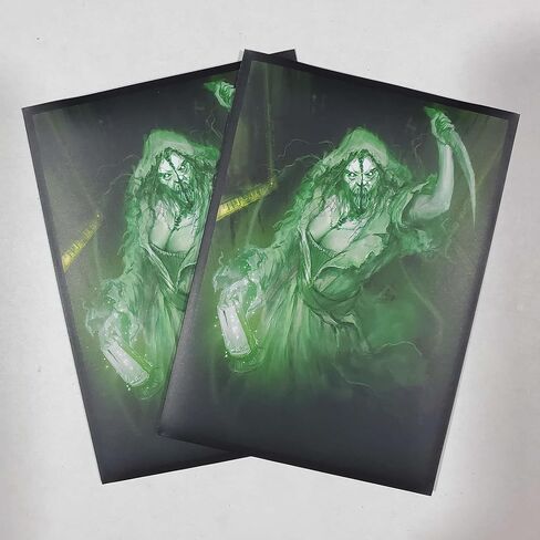 Fantasy North - Lady Donahue - Murderous Apparition – 100 Smooth Matte TCG Trading Card Sleeves - Fits Magic MTG Commander Pokemon and Other Card Games - Playing Card Sleeves in Saudi Arabia