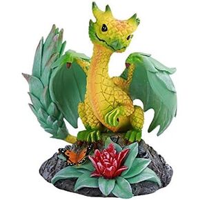 Pacific Giftware PT Pineapple Flower Small Dragon Home Decorative Resin Figurine
