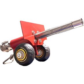 Stainless Steel Mini Cannon Model with Recoil Mechanism - Perfect for Outdoor Games and Collectors’ Gift (green)