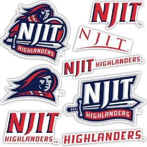 Desert Cactus New Jersey Institute of Technology Stickers Highlanders NJIT Vinyl Decals Laptop Water Bottle Car Scrapbook T2 (Type 2)