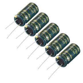 uxcell Aluminum Radial Electrolytic Capacitor Low ESR Green with 1000UF 50V 105 Celsius Life 3000H 13 x 25 mm High Ripple Current,Low Impedance 5pcs