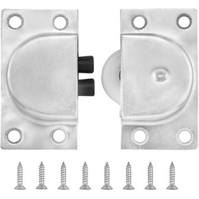 1 Sets Sliding Hardware Roller Pulleys, Silent Nylon Single Wheels Sliding Door Pulley for Cabinet Wardrobe Screen Doors Closet Sliding Doors (Black)