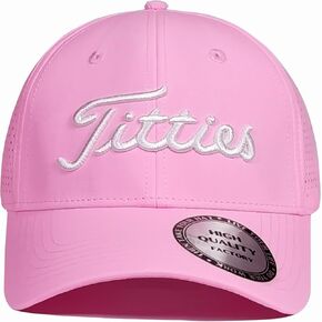 Funny Tittiess Golf Hats Trucker for Men Women,Titties Golf Gifts Baseball Cap for Adults Humor