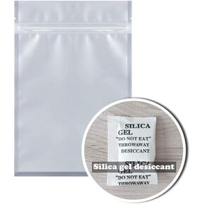 2 Gram Pack of 100 Silica Gel Desiccant Packets Drying Agent Moisture Absorber