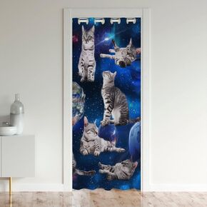 jejeloiu Death Moth Darkening Blackout Curtain Floral Door Curtain Doorway Privacy Gothic Skull Closet Door Cover Curtain Skeleton Bones Retro Vintage 34x80 Inch 1 Panel