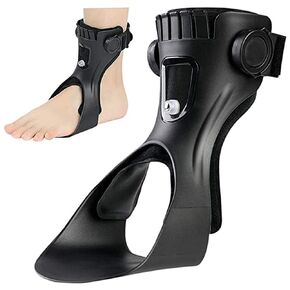 Drop Foot Brace Orthosis AFO AFOs Ankle Brace Support With Comfortable Inflatable Airbag for Hemiplegia Stroke Shoes Walking (Right foot, X-Large)