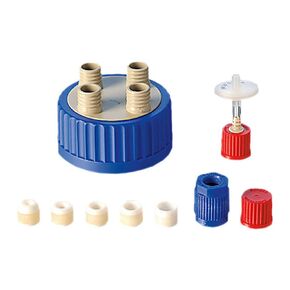 DURAN 293109103 GLS80 4-Port Connection Cap, 4Xgl 18, PP, with Epdm O-Ring (Pack of 2)