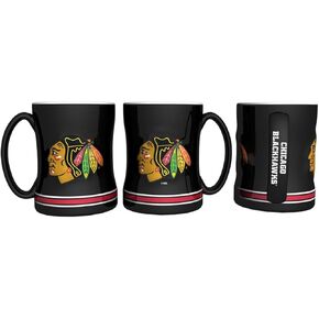 Boelter Brands - Chicago Blackhawks Coffee Mug - 14oz Sculpted