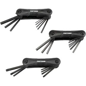 CRAFTSMAN Hex Key Set, 25-Key, 3 Pack, Folding (CMHT26004)