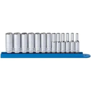 GEARWRENCH 14 Piece 3/8" Drive 6 Pt. Deep Socket Set, Metric - 80554