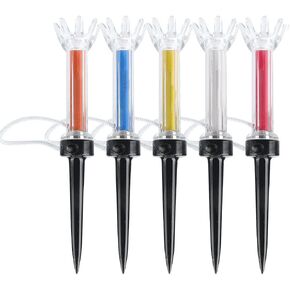 Golf Tees,5 PCS Magnetic Golf Ball Holder Unbreakable Plastic Golf Tees for Practice Training