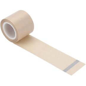 2"x10m White PTFE Teflon Tape Nonstick Tape 500℉ High-Temp Fiberglass Adhesive Tape