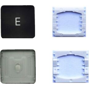 Replacement Individual E Key Cap and Hinges are Applicable for MacBook Pro A1706 A1707 A1708 Keyboard to Replace The E Key Cap and Hinge