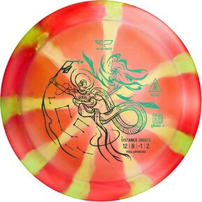 Yikun PDGA Disc Golf Distance Driver 165-176g Glaze Line FUXI مثالي للألعاب الخارجية والمنافسة