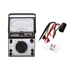Fielect Digital Multimeter Voltmeter Multi Tester with DC AC Voltmeter Ohm Volt Amp Diode Voltage Tester Electrical Tester with Test Probes,MF47