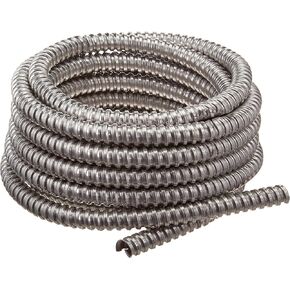 Woods 55082121 25-Feet 1/2-Inch Alflex-Type RWA Reduced Wall Metal Aluminum Flexible Conduit