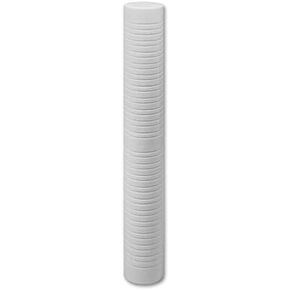 CFS – Grooved Water Filter Cartridges Compatible with The Heater Treater 20" Cartridge Models – Removes Bad Taste and Odor – Whole House Hot Water Systems – 5 Micron (1 Pack)