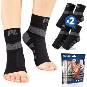 POWERLIX Feet Orthopedic Brace Neuropathy (Pair) for Women & Men, Arthritis, Plantar Fasciitis, Tendinitis