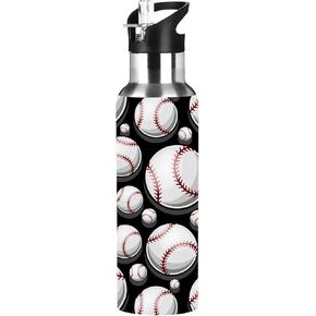 Basketball Tumbler Cup Travel Mug, Stainless Steel Vacuum Water Coffee Tumbler Cup 20oz, Travel Mug Sport Water Bottle For Basketball Lover Birthday Gifts
