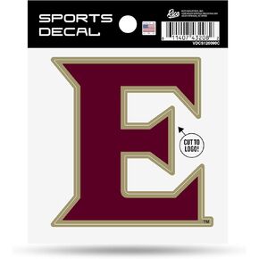 Elon Pheonix Decal 4" x 4" Sports Decal - Elon E