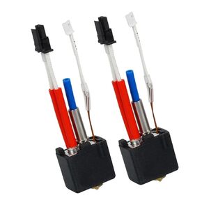 Ender 3 V3 SE Hotend Kit（2 PCS）, High Temperature High Speed Assembled Extruder Hotend Replacement with Silicone Sock and 0.4mm Nozzle for Ender 3 V3 SE 3D Printer