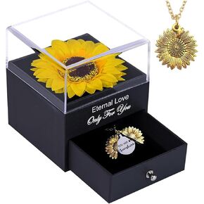 Sunflower Birthday Gifts for Women, Friend, Sister, Mothers Day Gifts for Mom Grandma,Girlfriend Birthday, Anniversary, Romantic Gift, Girlfriend or Wife Gift,Valentines Day Gifts for Her